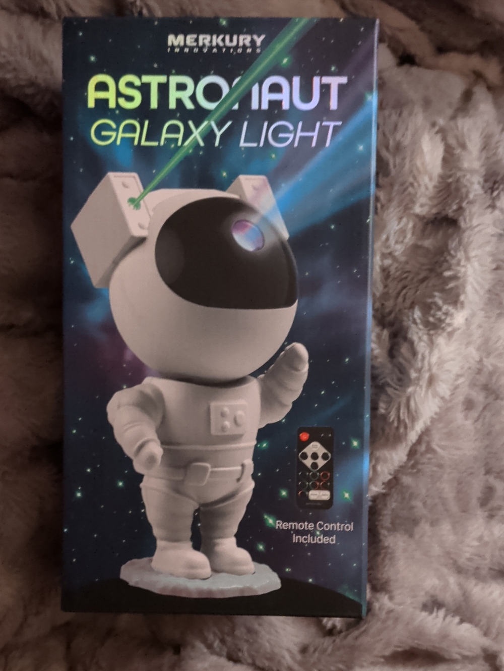 Astronaut Galaxy Light - White Astronaut Night Lamp